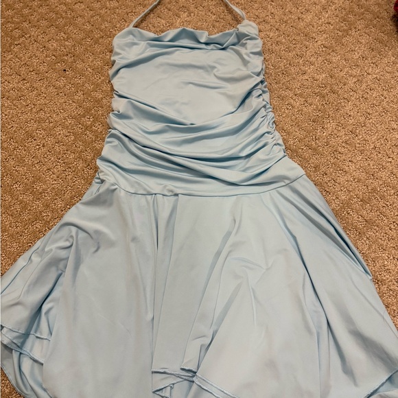 SHEIN Light Blue Mini Dress - Picture 1 of 6